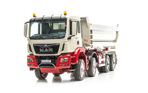 MAN TGS 4-axle roll-off tipper Euro 6 Palfinger without all-wheel drive