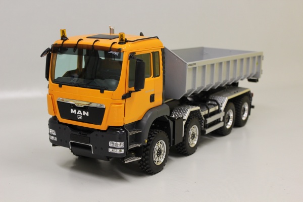 MAN TGS 4-axle roll on/roll off tipper Euro 5 Meiller without all-wheel drive